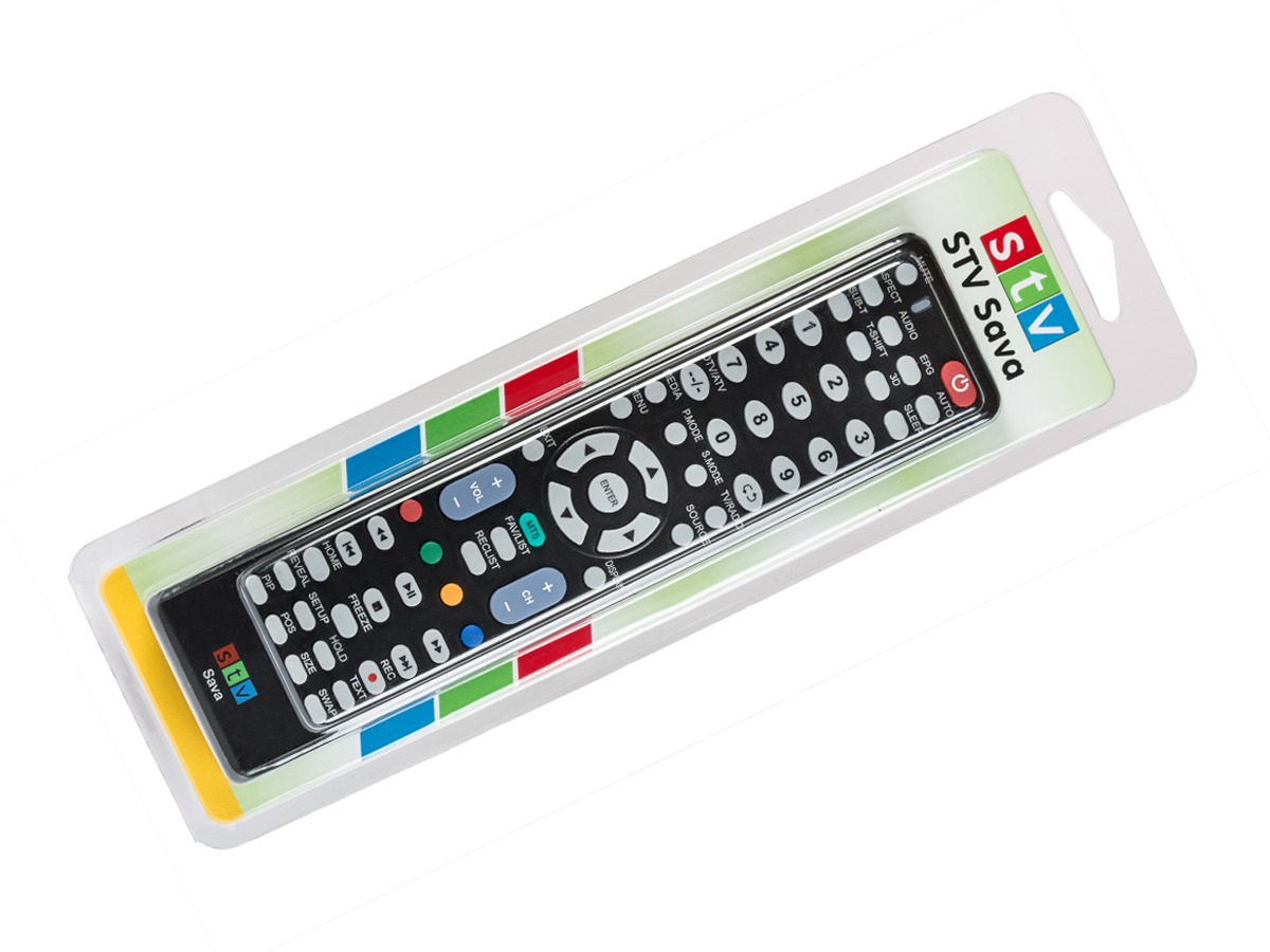 Stv Sava Daljinski upravljač za VIVAX televizore, Crni