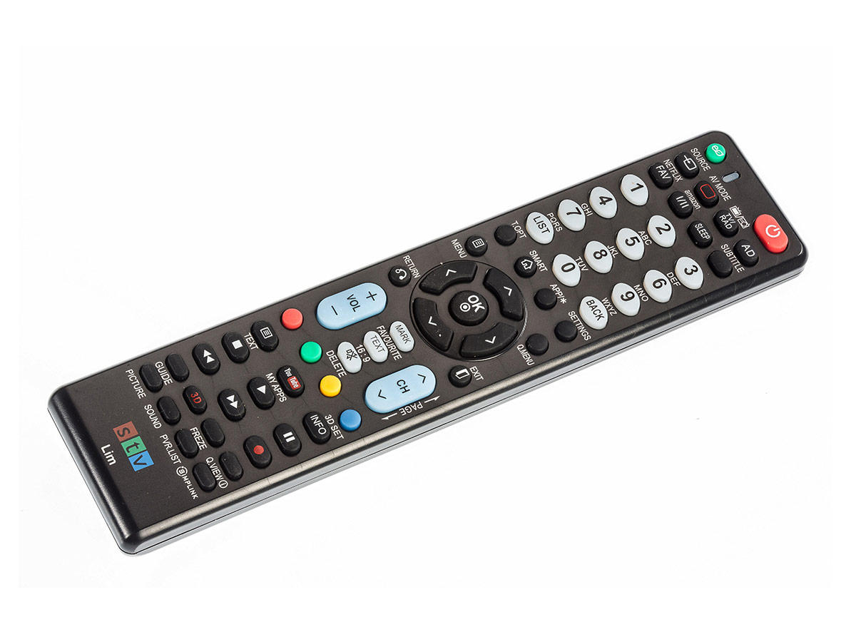 STV Lim Daljinski upravljač za LG i SKYWORTH televizore, Crni