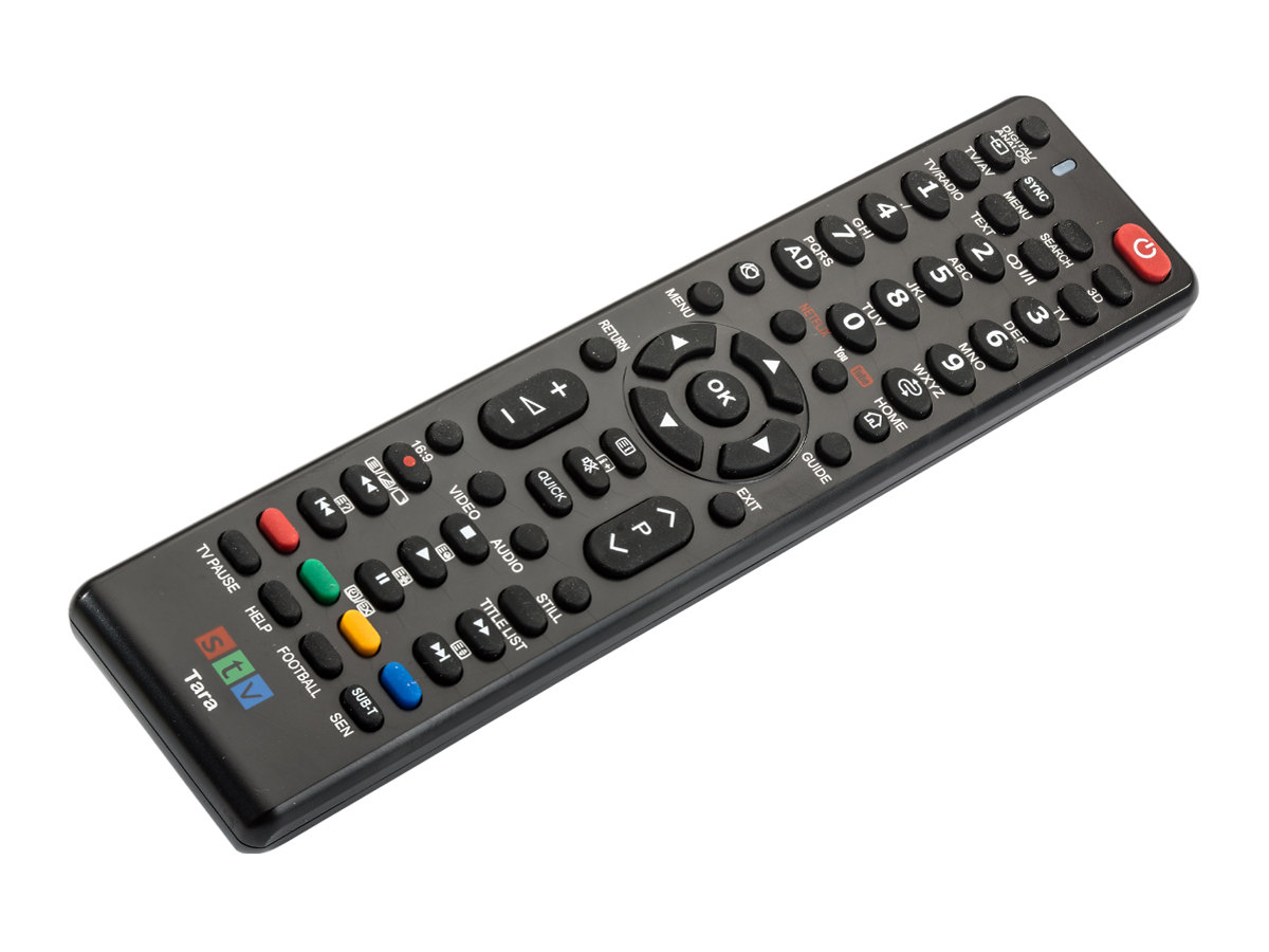 Stv Tara Daljinski upravljač za SONY JVC TOSHIBA televizore, Crni
