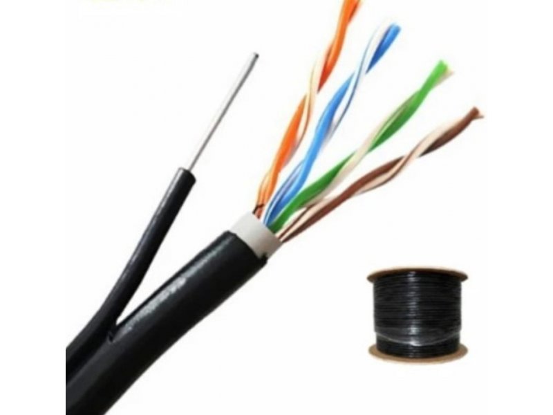 Gembird UPC-5290ME-SOL-OUT UTP kabl cat.5E outdoor+SAJLA solid 24AWG premium CCA 305m, Crni