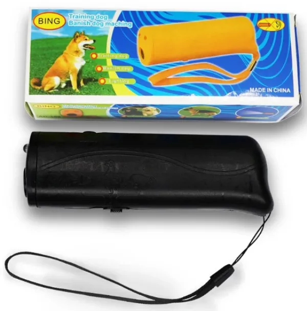 Gembird SMART-DOG-FLASHLIGHT-AGG-01 Ultrazvučni dreser za pse sa lampom