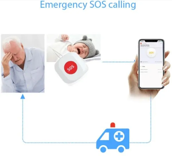 Gembird ZIGBEE-CALL BUTTON-SOS02 Portabilno panic dugme