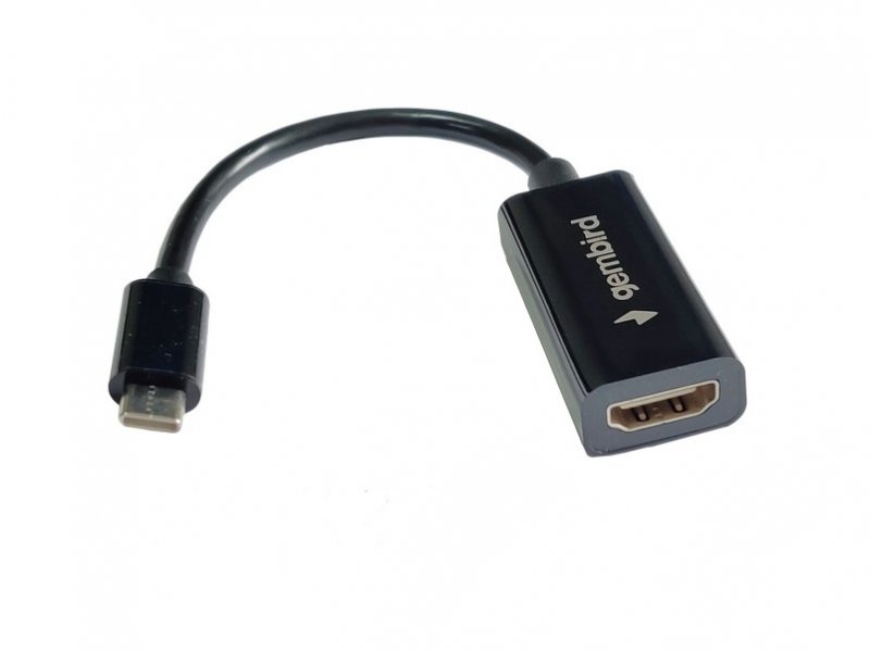 Gembird Adapter A-CM-HDMIF-03 alt.A-CM-HDMIF-01 A-USB3C-HDMI-01 540, Crni