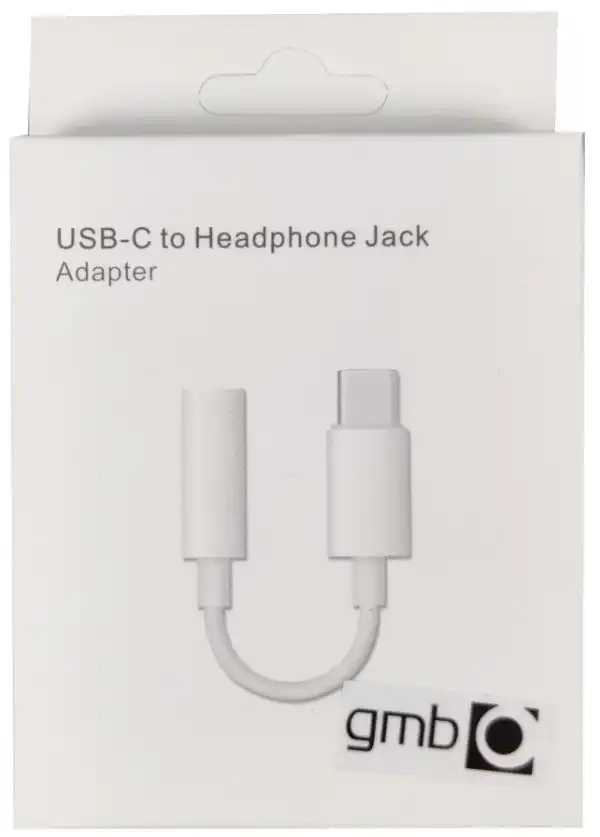 Gembird CCA-UC3,5F-01-DAC Adapter za povezivanje slušalica sa Tip- C na 3.5mm, Beli