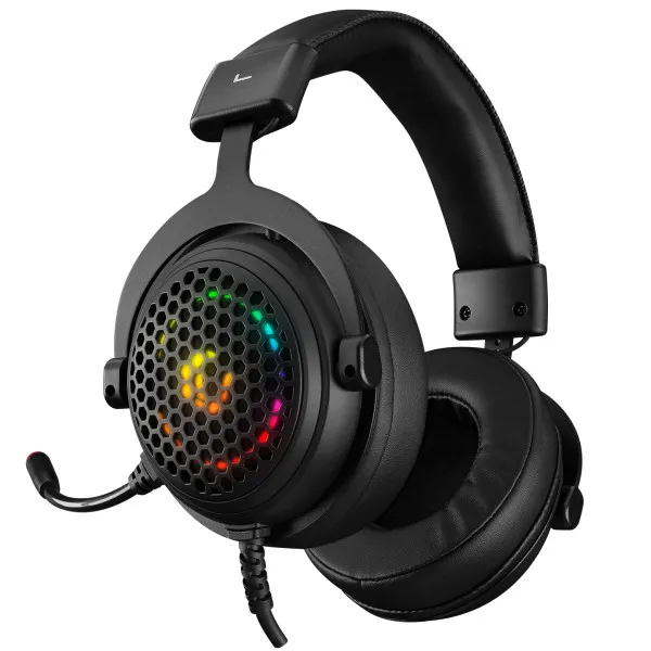 Rampage Majesty Slušalice sa mikrofonom 7.1 USB RGB, Crne