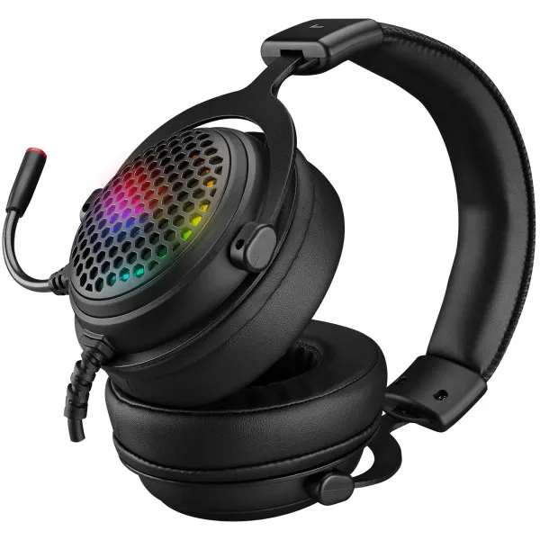 Rampage Majesty Slušalice sa mikrofonom 7.1 USB RGB, Crne