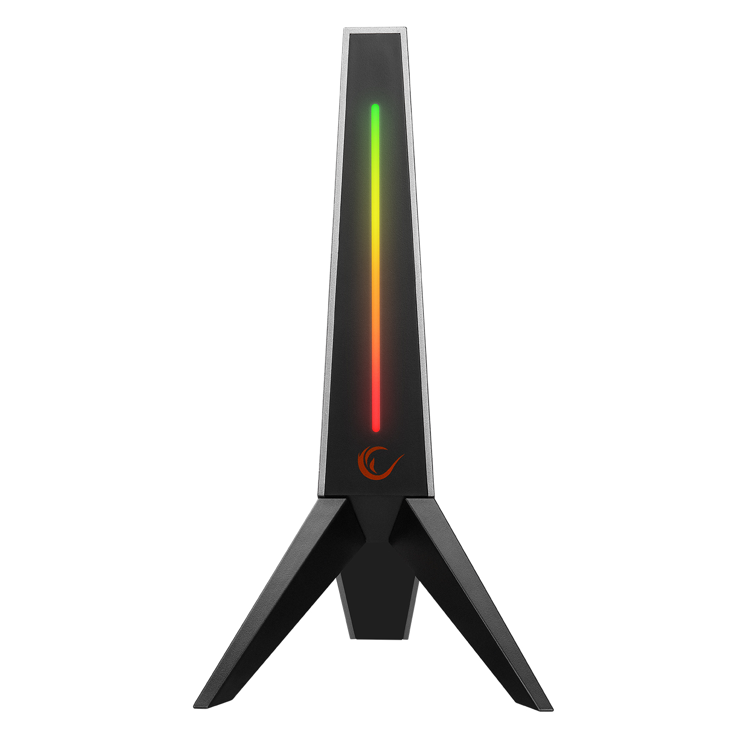 RAMPAGE RM-H20 Postolje za slušalice RGB 2xUSB sivo, Sivo
