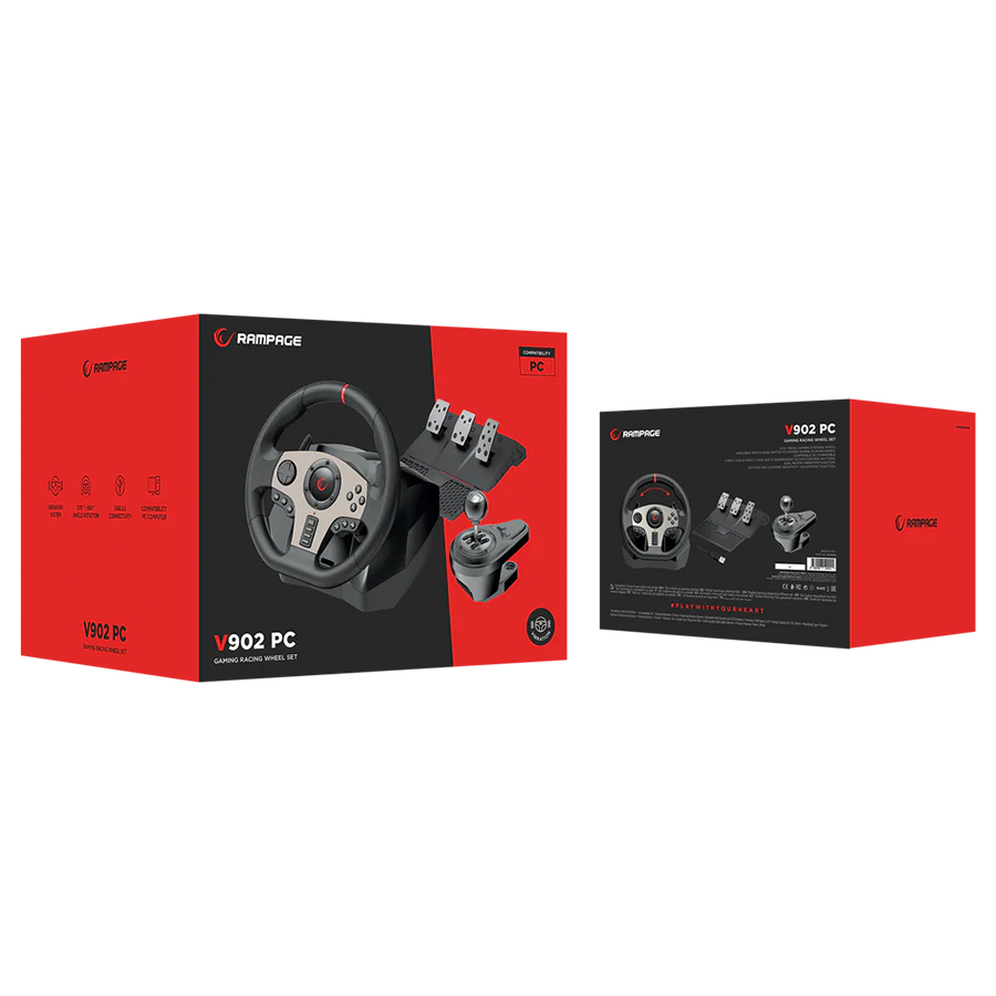 Rampage V902 Volan sa pedalama i menjačem PS3/PS4/PC/Xbox/Switch