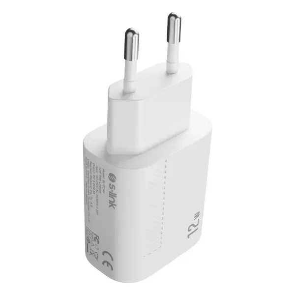 S-Link SL-EC40 Strujni Adapter 5V 12W 2400mA, Beli