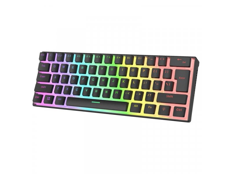 Rampage RADIANT K11 Gaming tastatura Red Switch USB 1,5m US, Bela