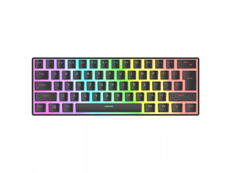 Rampage RADIANT K11 Gaming tastatura Red Switch USB 1,5m US, Bela