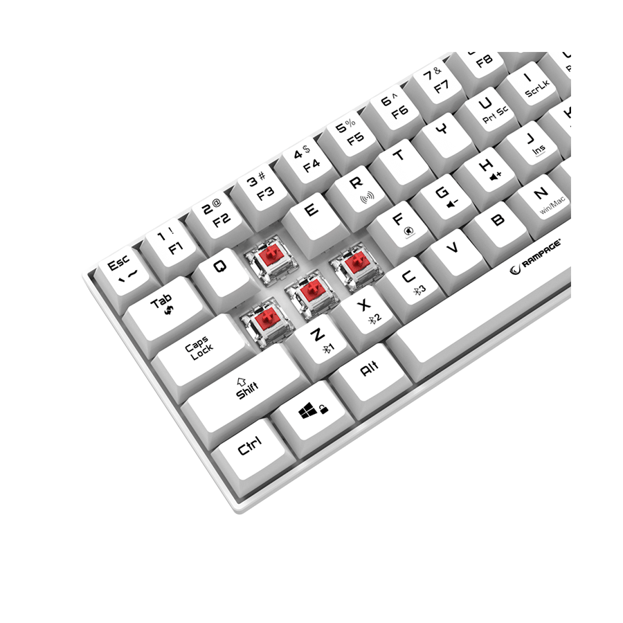 Rampage KB-RX63 B-ATOM Geјmerska tastatura Bluethoot, Bela