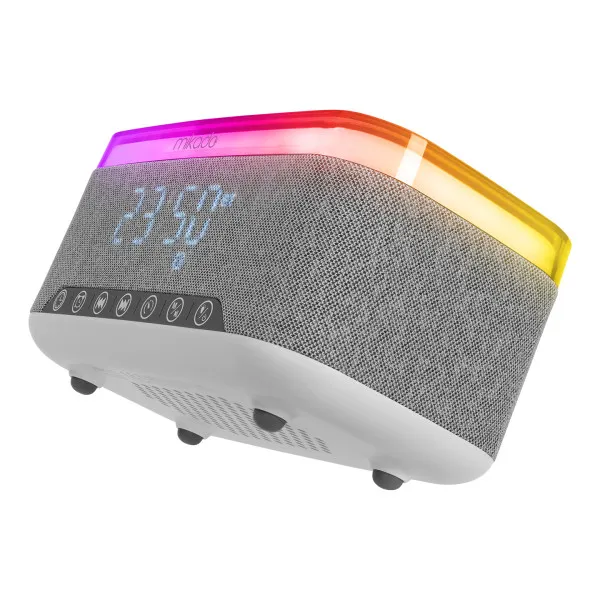 Mikado MD-W8 Zvučnik Lampa Alarm Wireless Punjač 1200mah 10W, Sivi