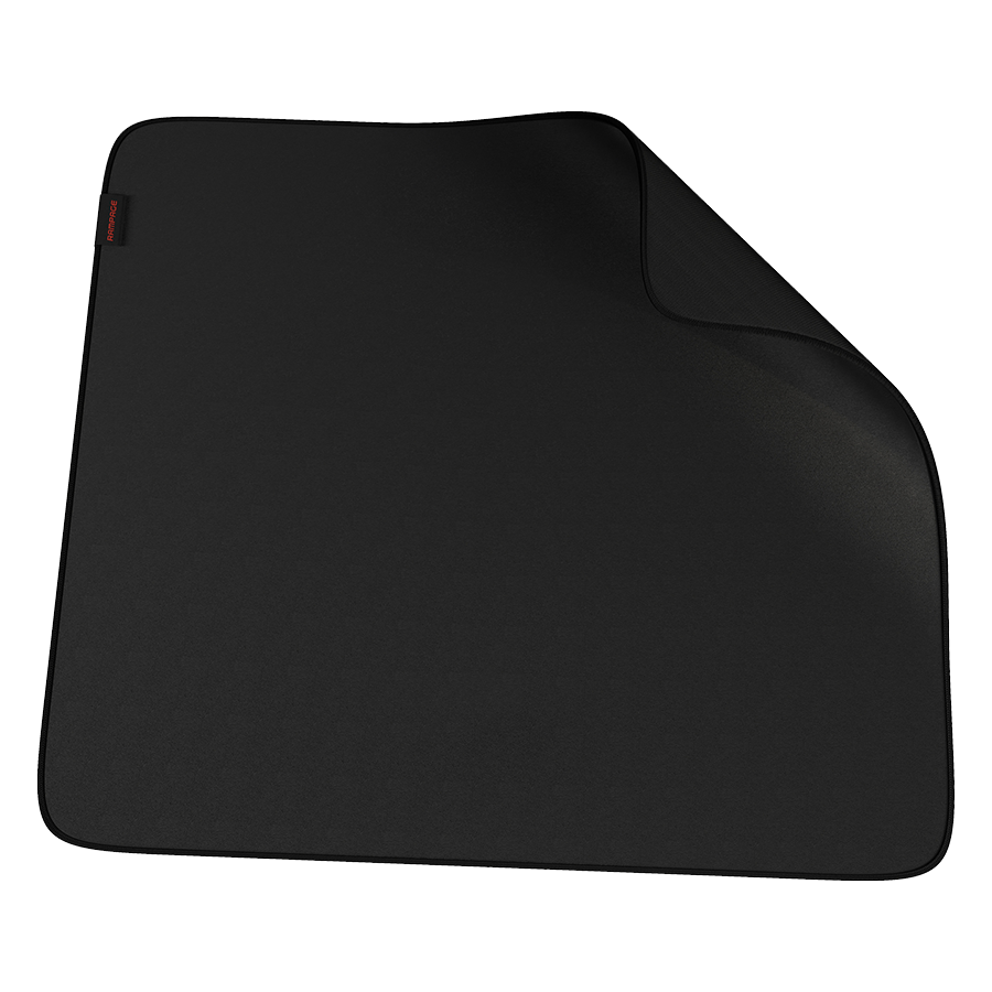 Rampage Pulsar Pro L podloga za miš dimenziјe 450x400x4 mm sa ušivenim neutralnim platnom, Crna