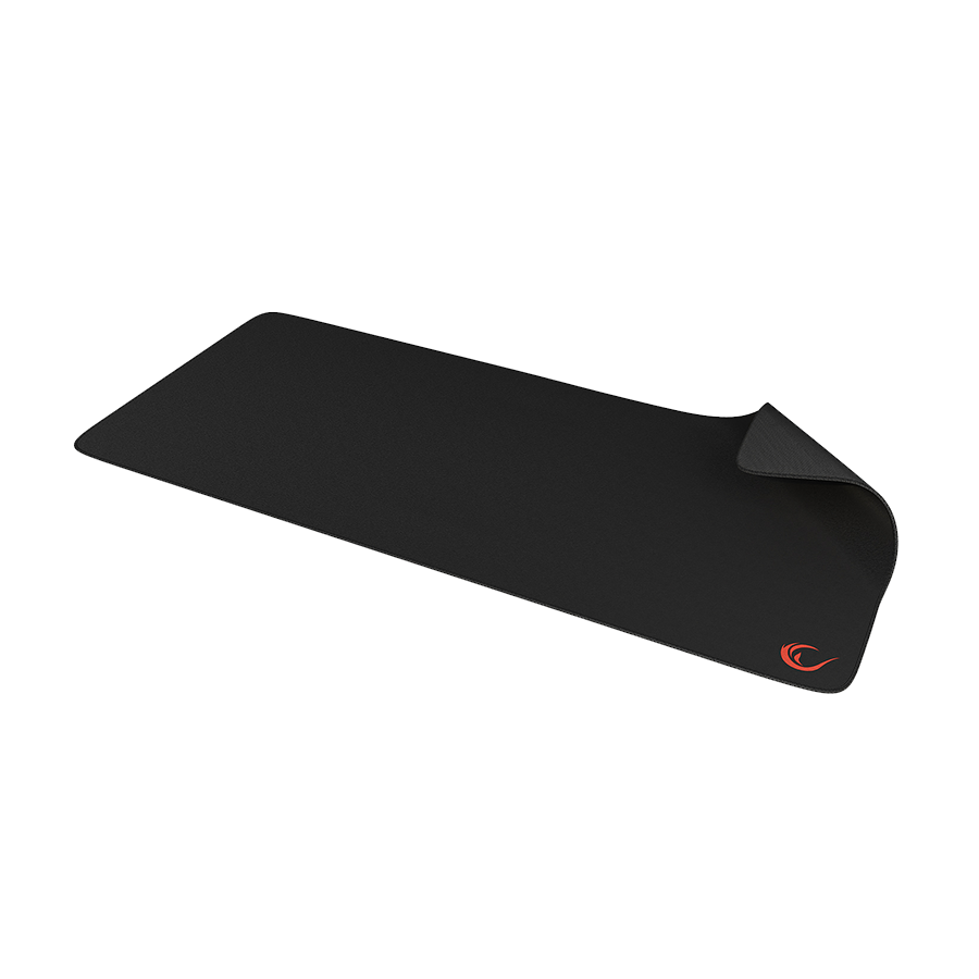 Rampage Blitz XXL Podloga za miš dimenziјe 900x400x4 mm sa ušivenim neutralnim platnom, Crna