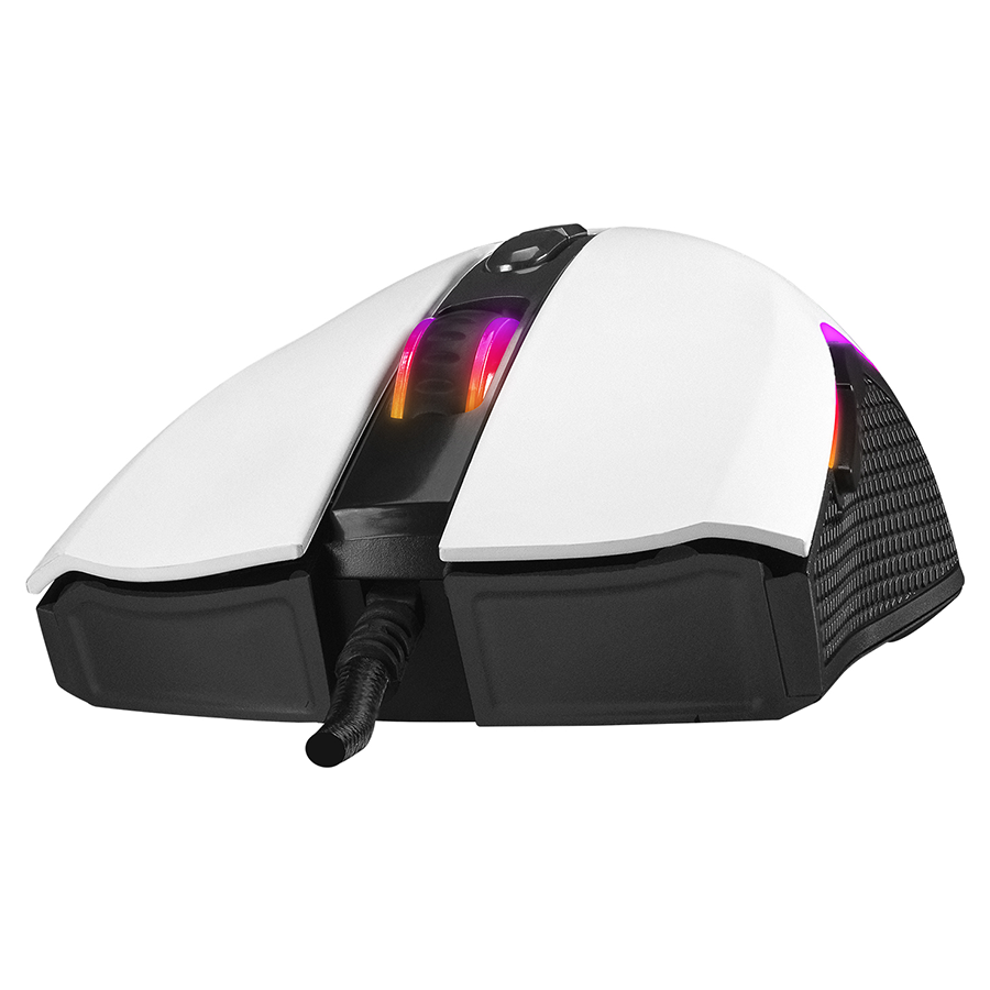Rampage SMX-R44 V2 Macrol geјmerski miš 12800 DPI RGB LED, Beli