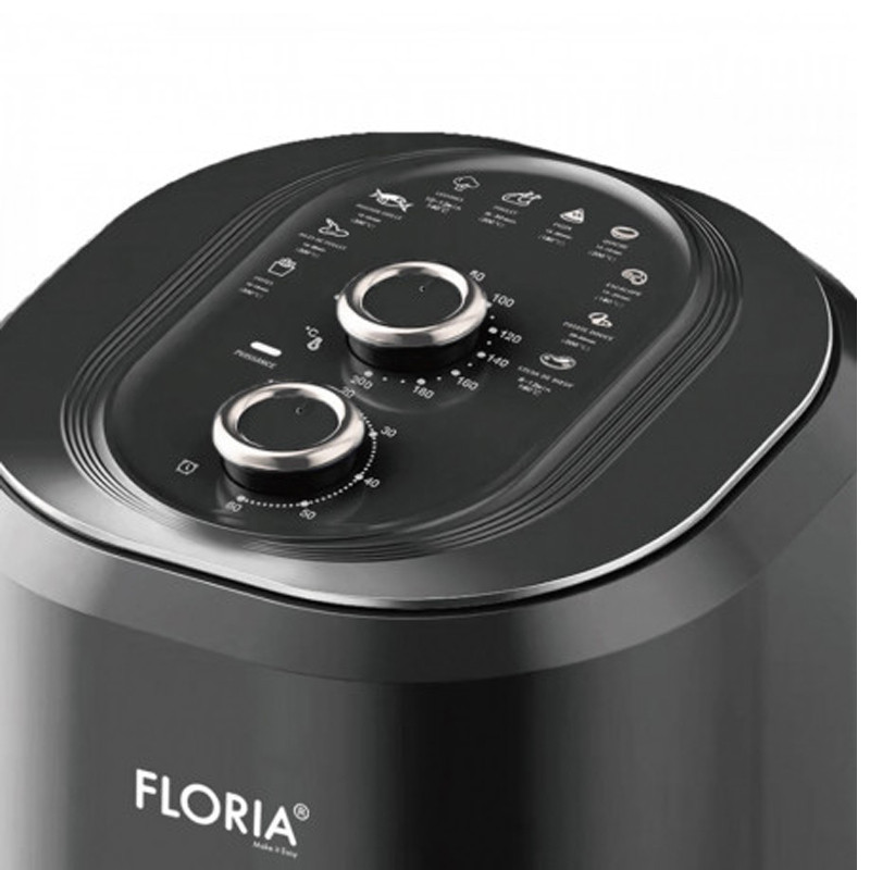 Floria ZLN8009 Friteza na vruć vazduh Timer XL posuda 6 l