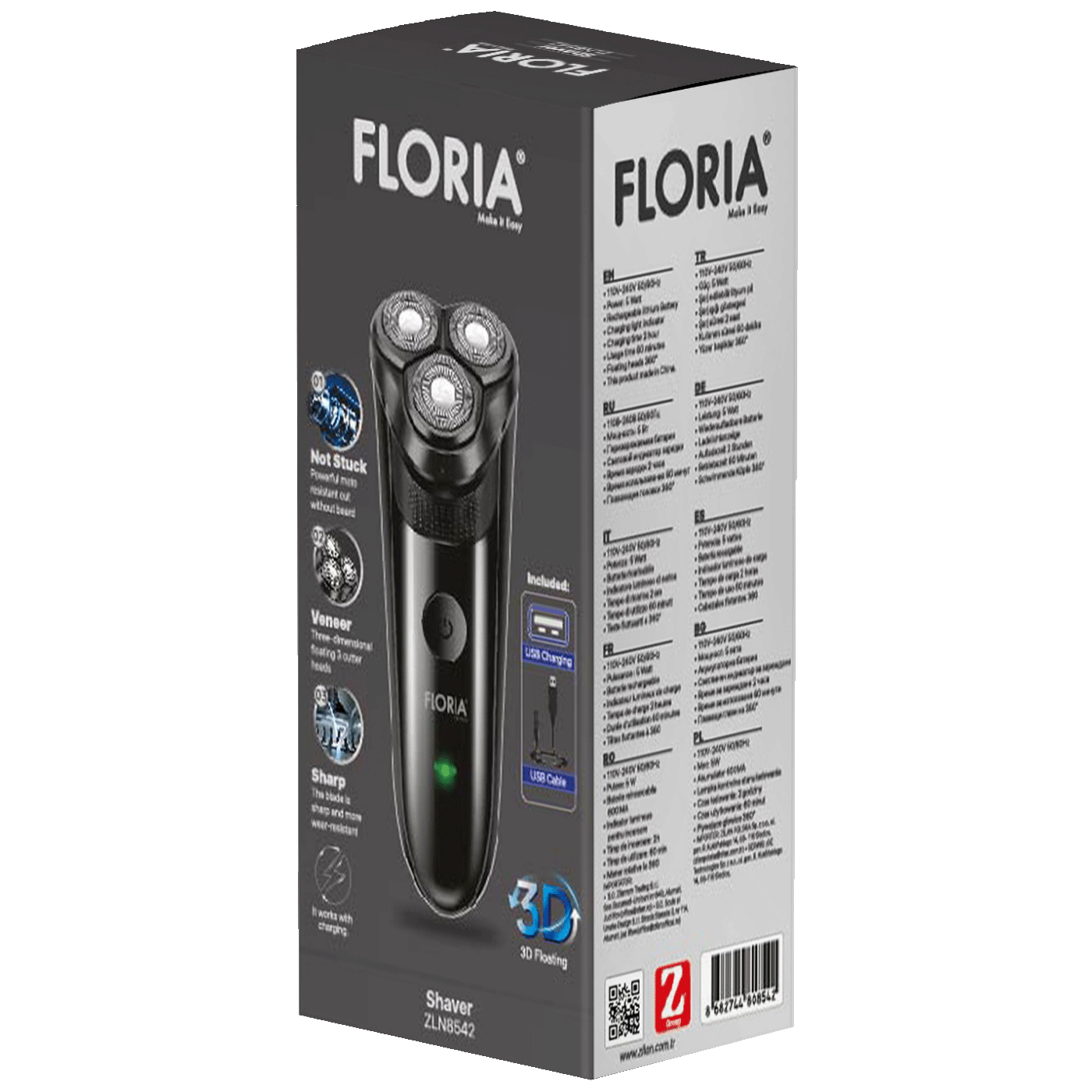 Floria ZLN8542 Briјač, Crni