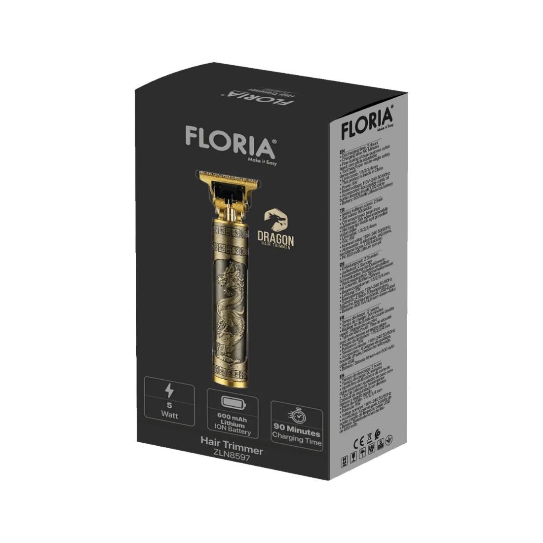 Floria ZLN8597 Dragon Aparat za šišanje 600 mAh 5 W