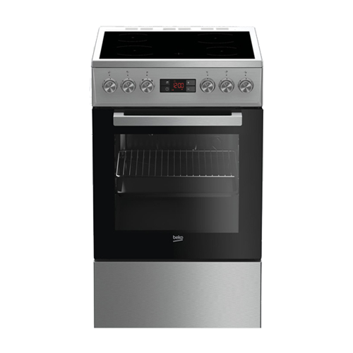 Beko FSM57300GX Električni šporet Multifunkcionalna rerna 55 l Inox