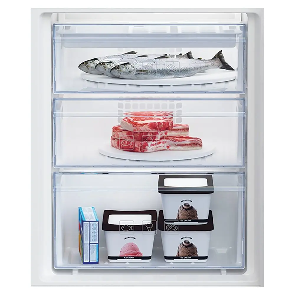 Beko Ugradni frižider BCSA285K4SN, 150/300l, Beli