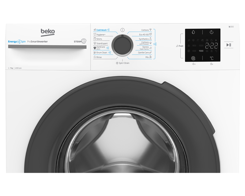 Beko BM3WFSU37213WA Mašina za pranje veša ProSmart inverter 7kg, Bela