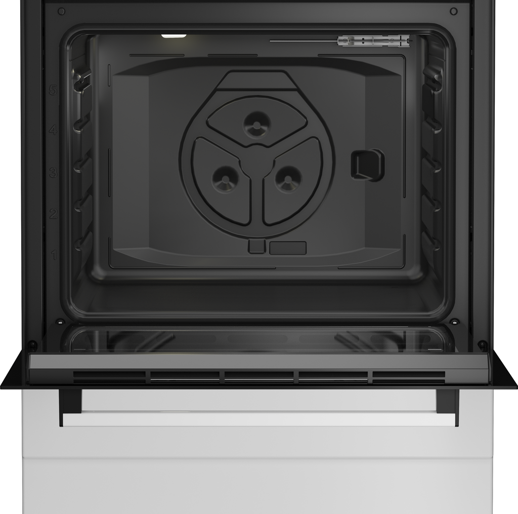 Beko FBS64010WD Kombinovani šporet 2 ringle 2 gorionika 75l, Beli