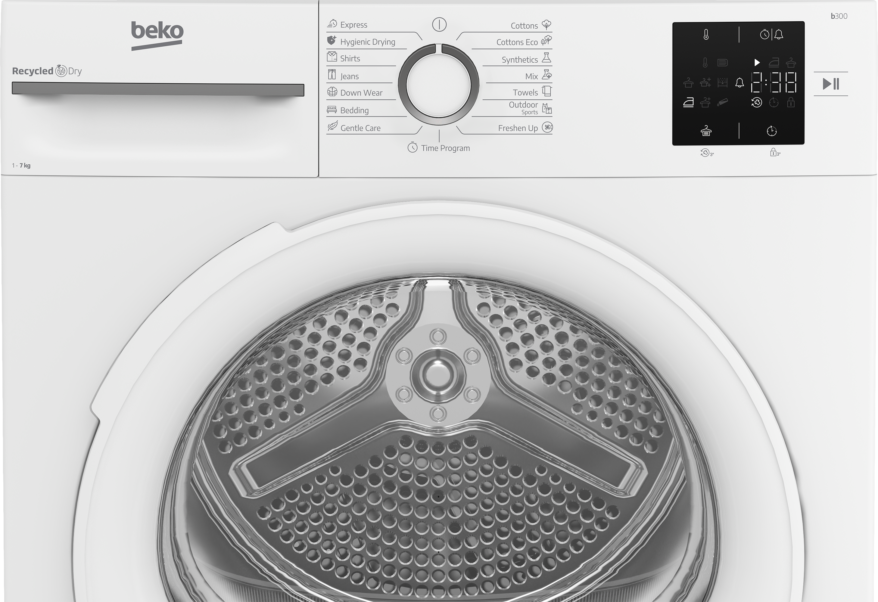Beko BM3T372E0W Mašina za sušenje veša 7 kg 15 programa, Bela