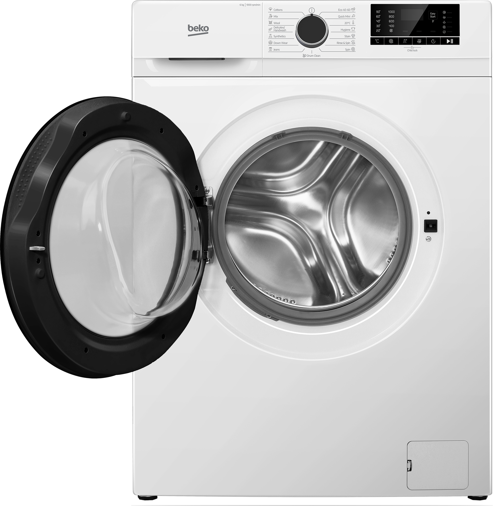 Beko B1WFK2604WBEE Mašina za pranje veša 6 kg 1000 rpm, Bela