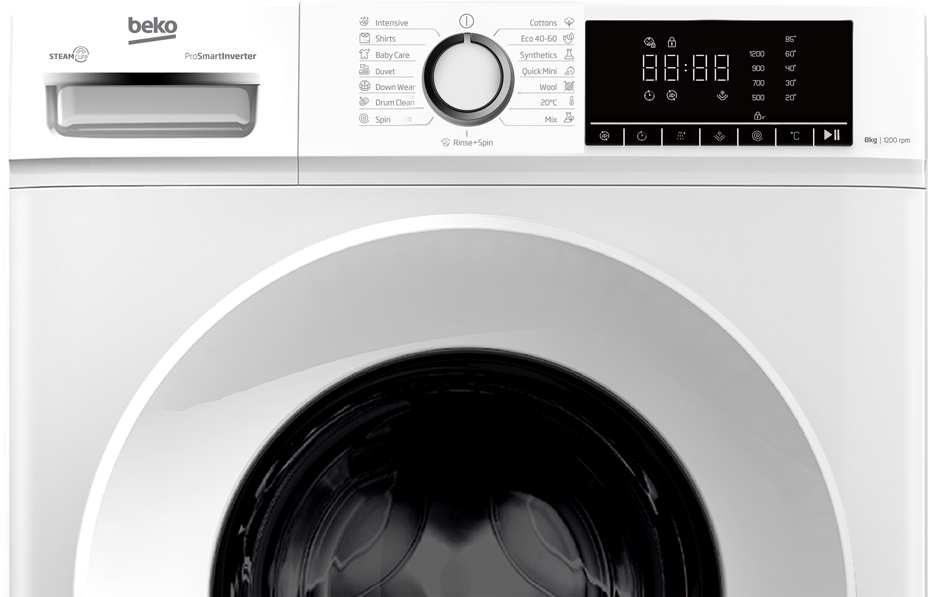 Beko B1WFM2821WEE Mašina za pranje veša 8kg 1200rpm, Bela