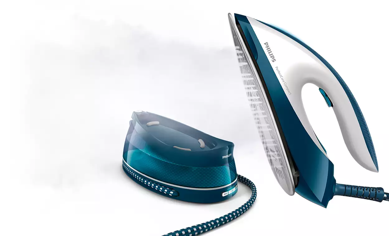 Philips PerfectCare Compact Parna stanica 2400 W, Plava