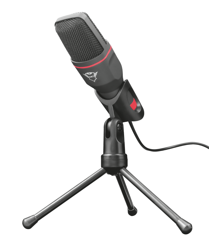 Trust GXT 212 MICO Gaming mikrofon USB, Crno-crveni
