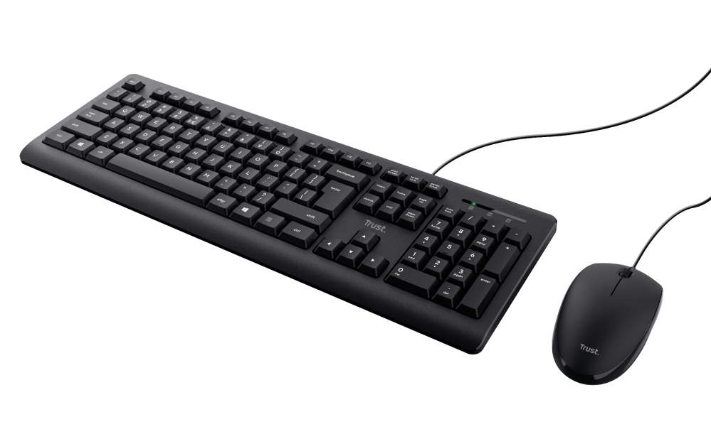 Trust Primo Set tastatura + miš, Crni