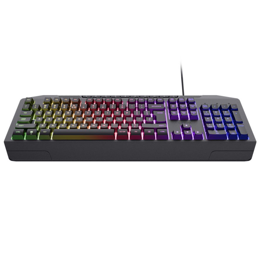 Trust GXT836 EVOCX Gaming tastatura QWERTY RGB, Crna