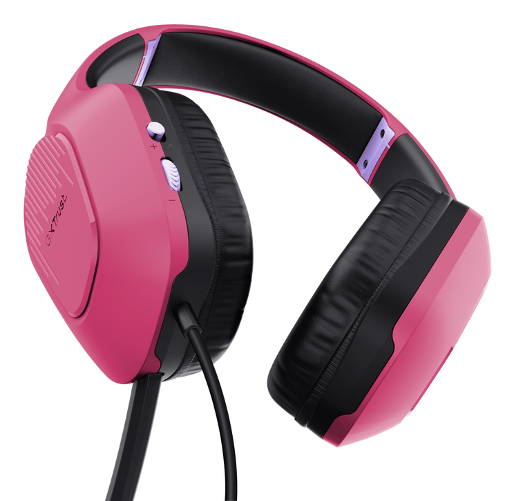Trust GXT415B ZIROX Gaming slušalice sa mikrofonom 3.5mm, Roze