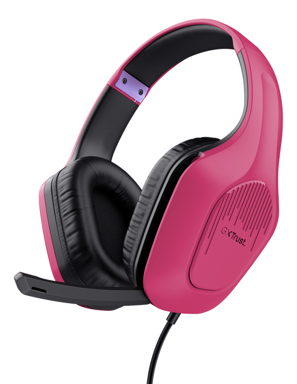 Trust GXT415B ZIROX Gaming slušalice sa mikrofonom 3.5mm, Roze