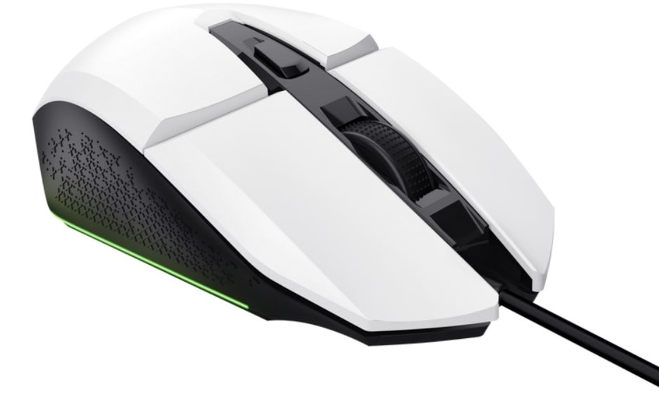 Trust GXT109W FELOX Gaming miš, Beli