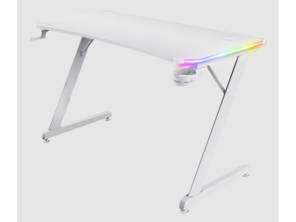 Trust GXT709W LUMINUS Sto RGB/bela, Bela