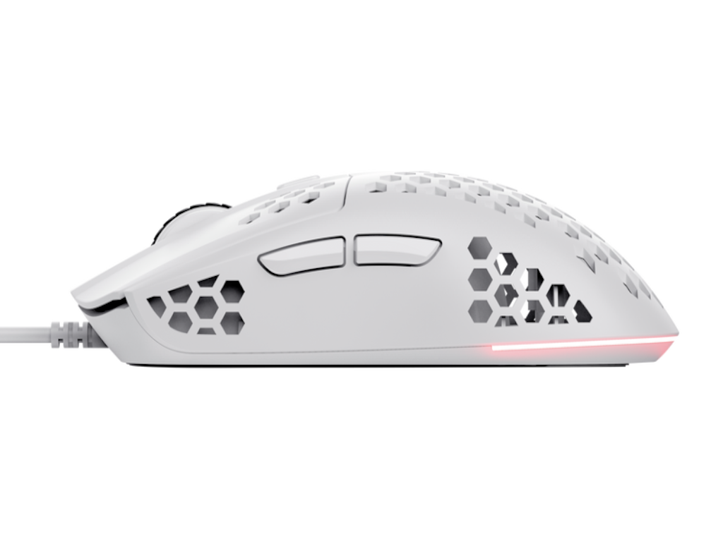 Trust GXT928W HELOX Miš žični gaming, Bela