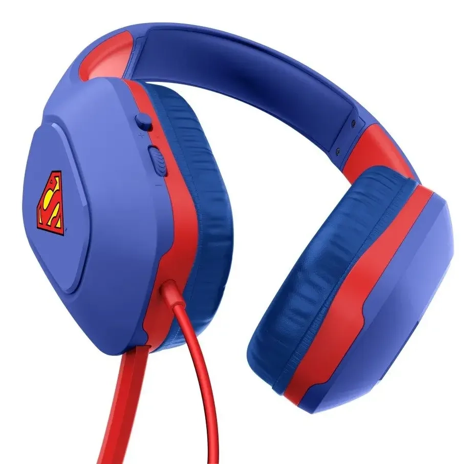 Trust GXT416SM Zirox geјmerske slušalice Superman, Plavo-crvene