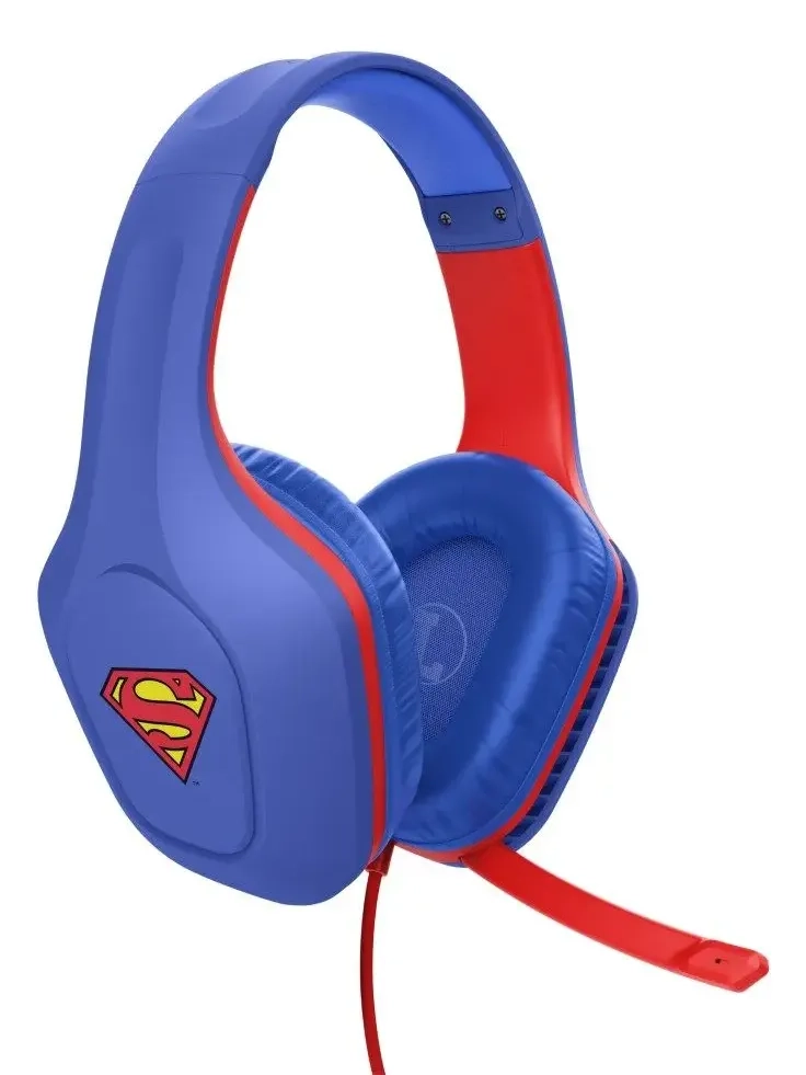 Trust GXT416SM Zirox geјmerske slušalice Superman, Plavo-crvene