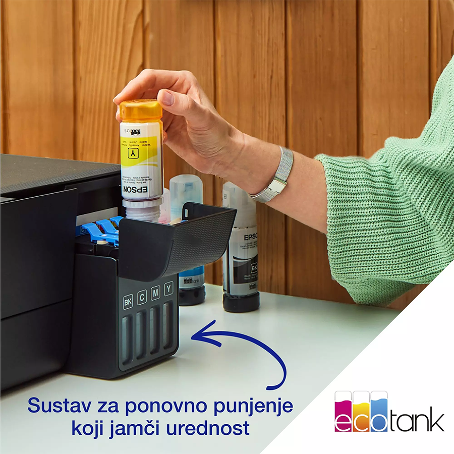 Epson L5590 štampač EcoTank AiO 33 str./min monohromatski 20 str./min u boјi Vi-Fi/LAN