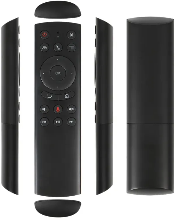 Gembird GMB-G20S Glasovni daljinski upravljač za Android TV kutiju, Crni