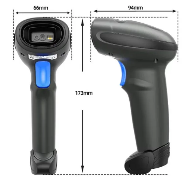 GMB POS-BS3208R Bar-kod skener 2D Hi Performance CMOS 2000 mAh Bluetooth / WiFi