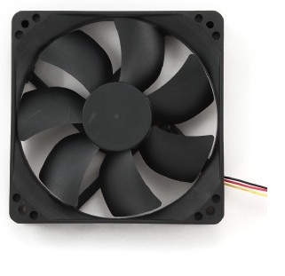 Gembird ventilator računarskog kućišta 12 cm, Crno