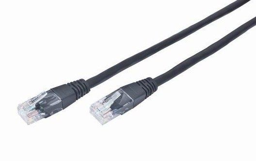 Gembird PP12-1M/B Mrežni kabl, Crni