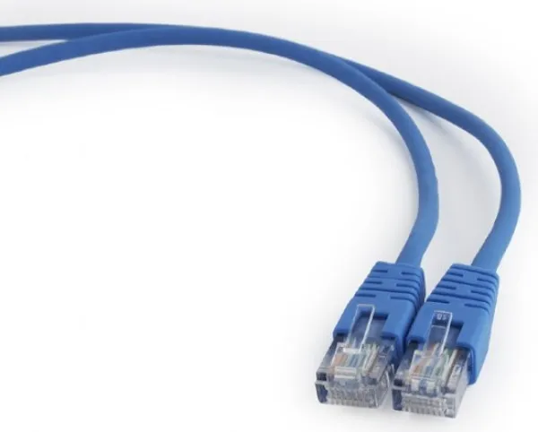 Gembird PP12-0.5M/B Gembird Mrežni kabl CAT5e 0.5m, Plavi