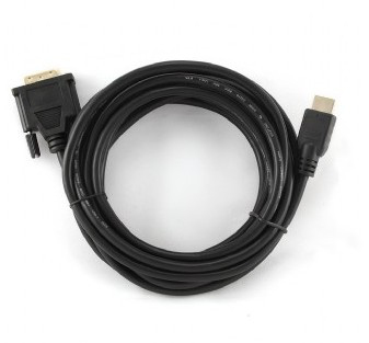 Gembird HDMI/DVI M/M kabl 5m, Crno
