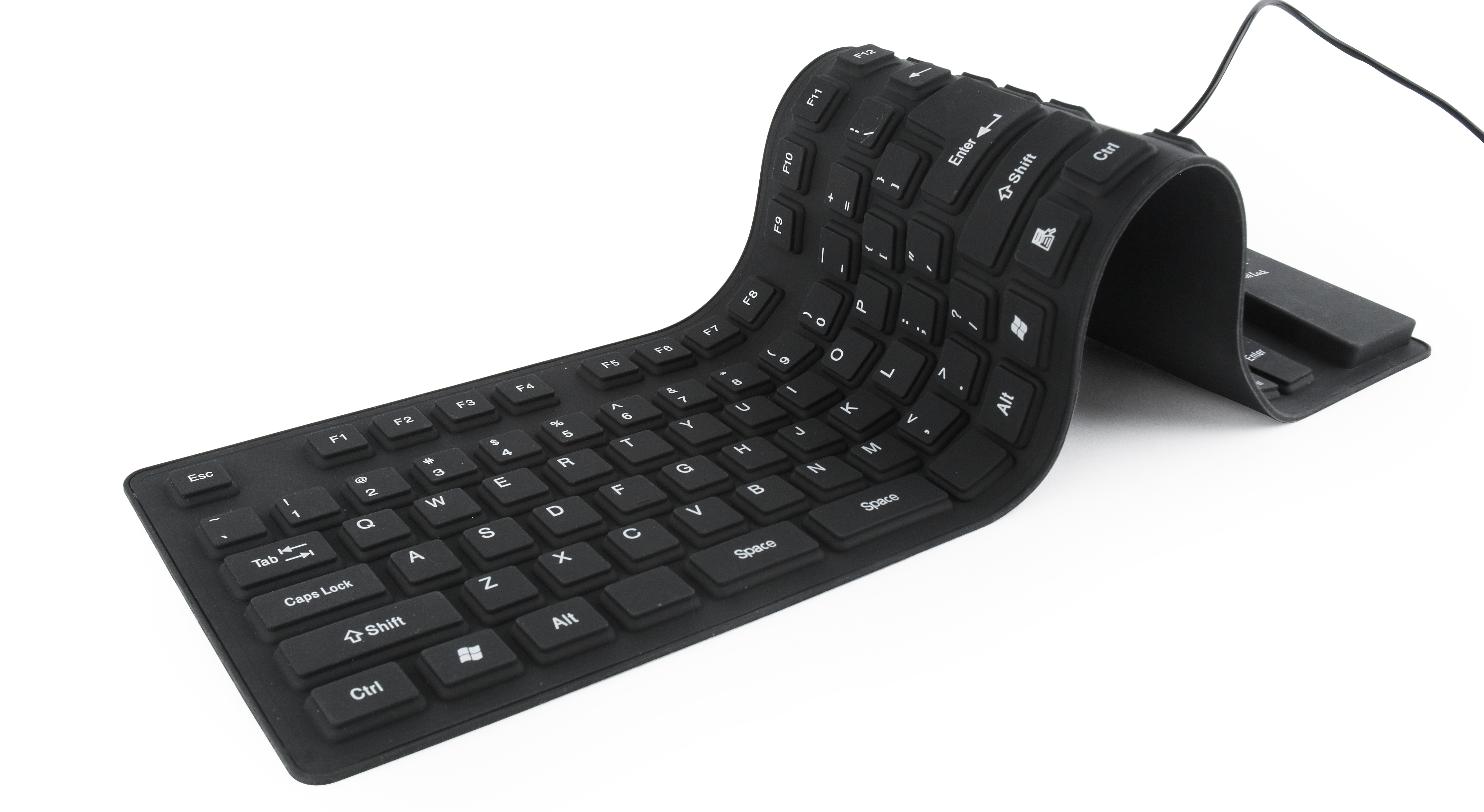 Gembird tastatura USB + PS/2 QWERTY, Crno