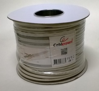 Gembird Mrežni kabl 100 m Cat5e F/FTP Sivi